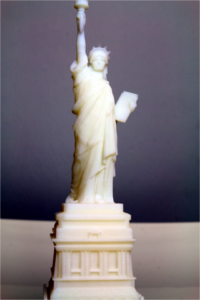Statue of liberty in durus Polyjet 3D printing