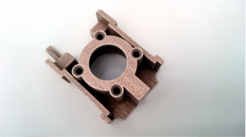 Component in metal 3D printing