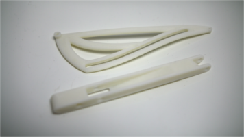 Part of HIPS 3D printing high impact polystyrene
