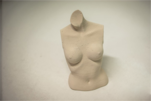 Bust of sandstone in the 3D printing FDM process