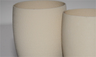 Cups made of Sandtsone in the 3D printing FDM procedure
