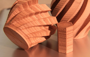 ground parts of Wood in 3D FDM printing procedure