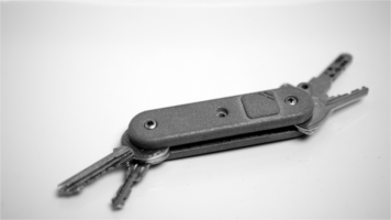 Minimal Wallet made from Alumide SLS 3D printing 